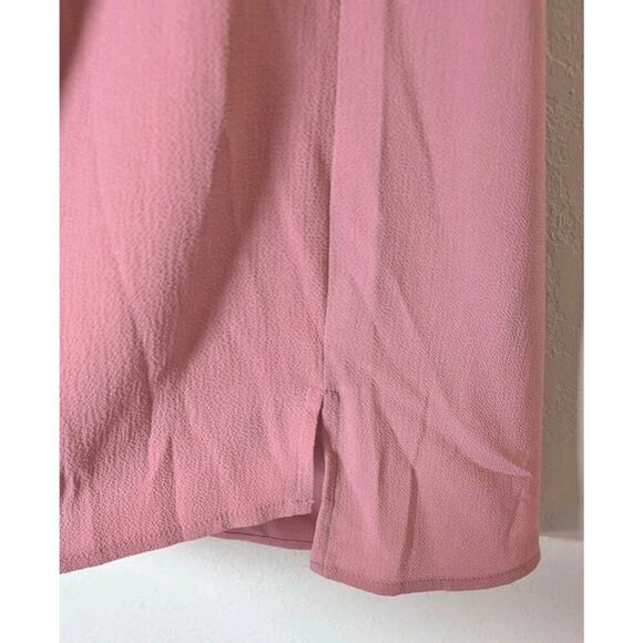 Faith And Joy Women's Shirt Top Blouse Size 2X Mauve Dusty Rose - Picture 3 of 7